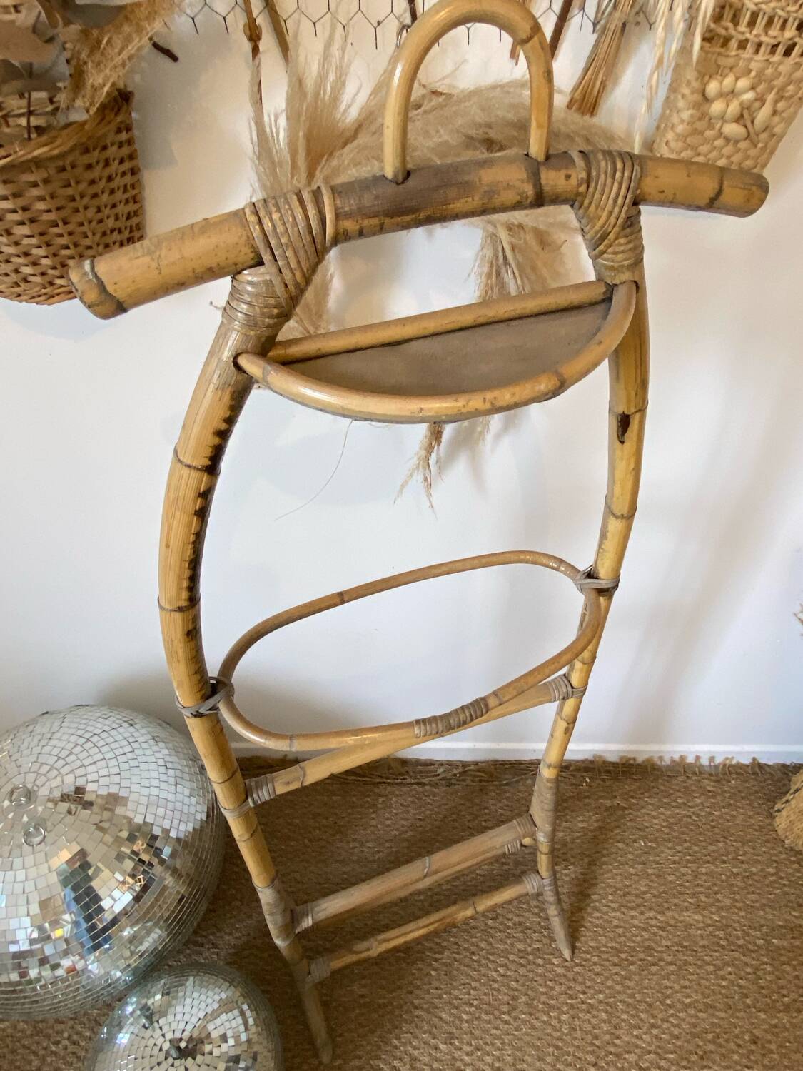 Valet de chambre rotin