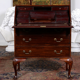 Antique Edwardian carved mahogany desk