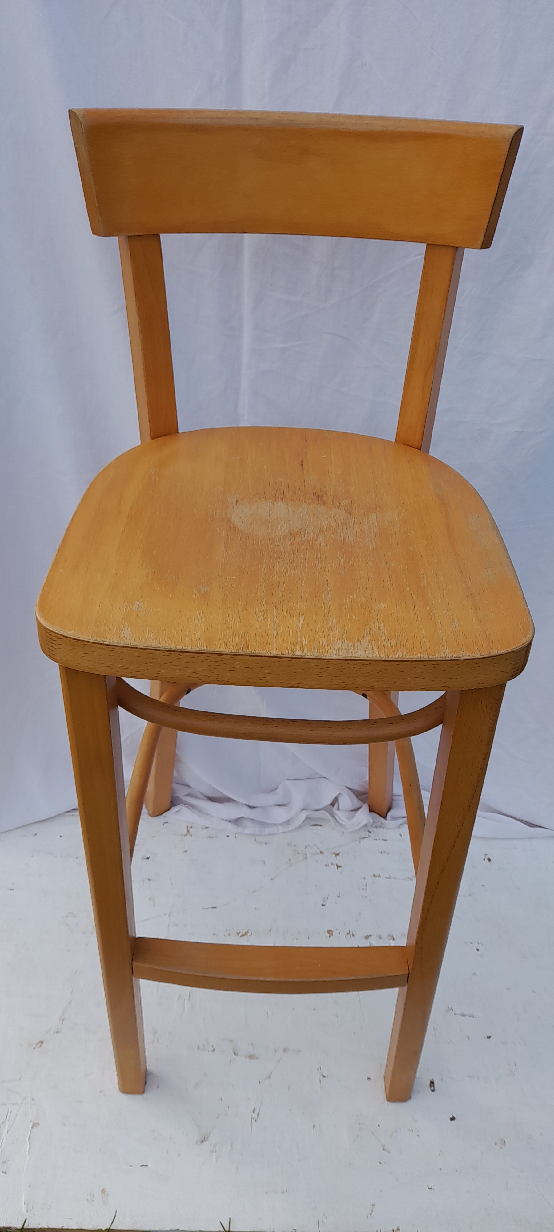 2 chaises bistrot de bar H 103,5 cm