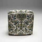 Fauteuil fleuri du milieu du siècle, Italie, années 1960