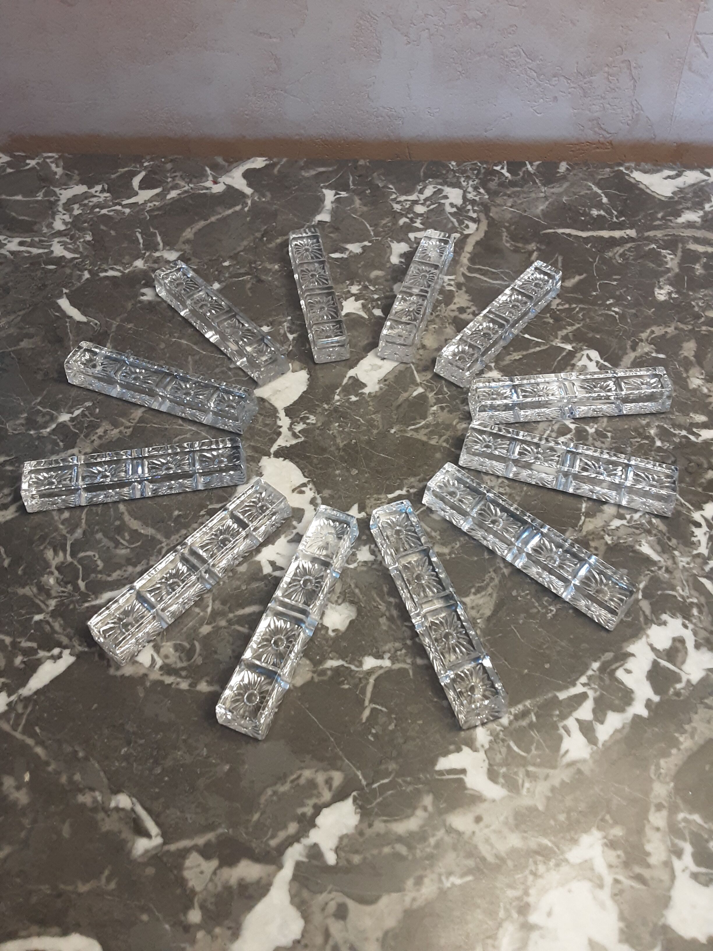 Crystal knife holder box - year 60