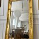Antique mirror gilded with gold leaf 76cmx160cm