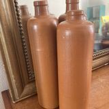 Set of 3 ceramic bottle vases