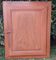 Cupboard door frame 121x97cm old wood paneled molded