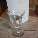 8 petits verres de bistrot anciens