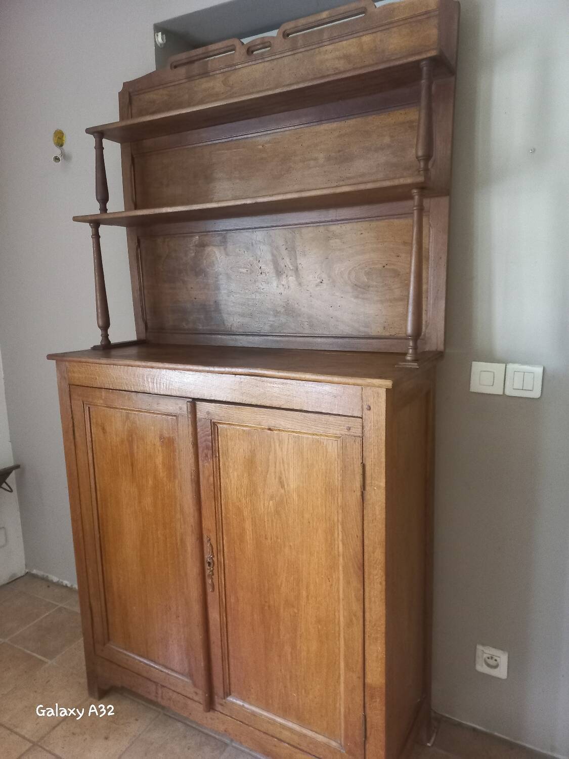Rustic two-body sideboard
