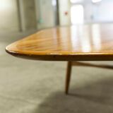 Coffee table XXL Scandinavian teak 178cm 1965