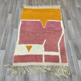 Handmade Beni Ouraine rug, size 100 x 200 cm