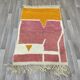 Handmade Beni Ouraine rug, size 100 x 200 cm