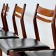 4 chaises scandinaves