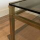 Table basse moderniste en laiton