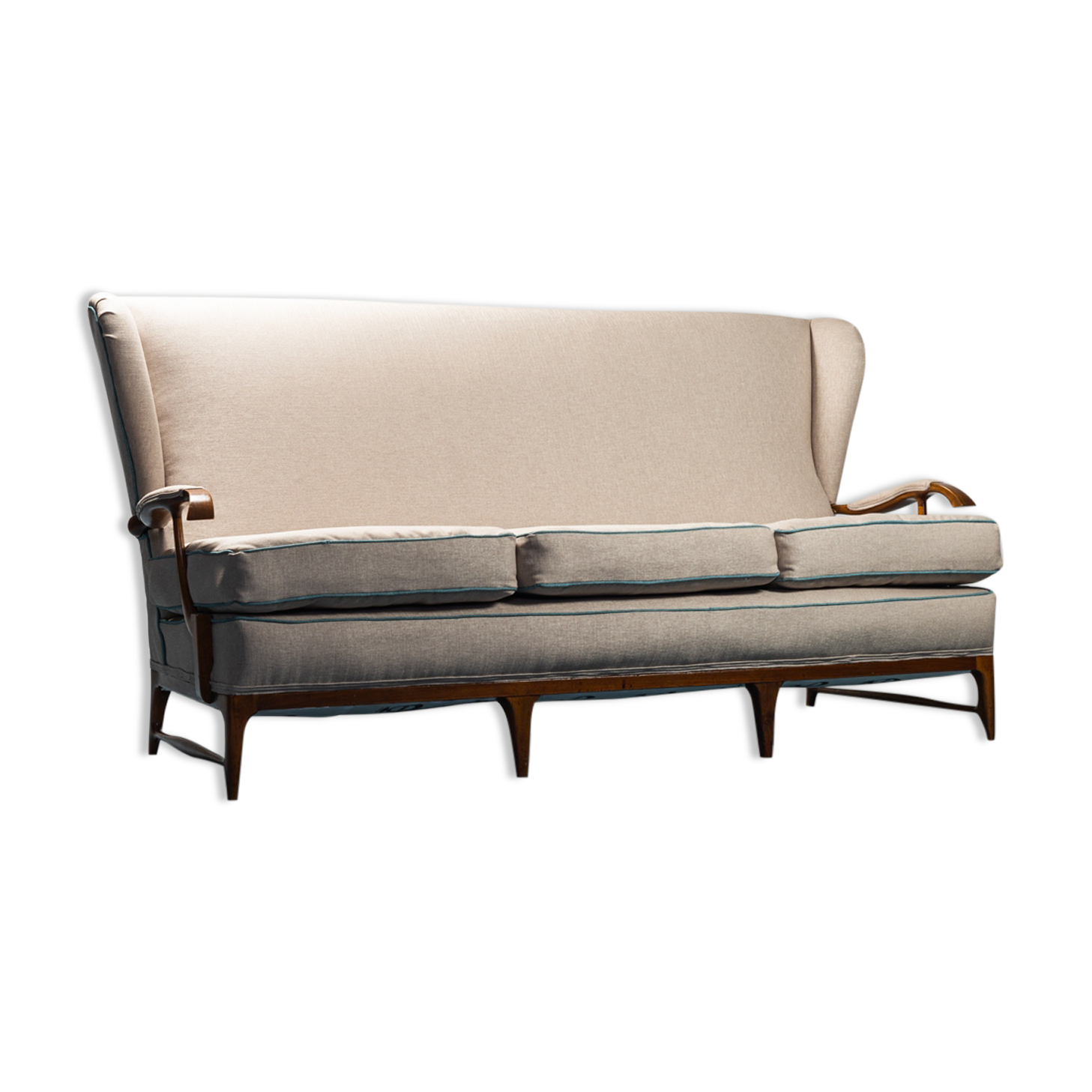 SOFA 3 SEATS PAOLO BUFFA VINTAGE MODERN 1950S