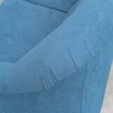 4-module blue sofa from the 1970s – Italian vintage modernist design