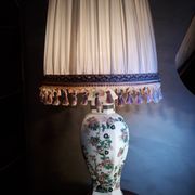 Asian porcelain lamp signs limoge and offal art deco