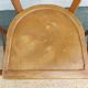 3 wooden bistro chairs