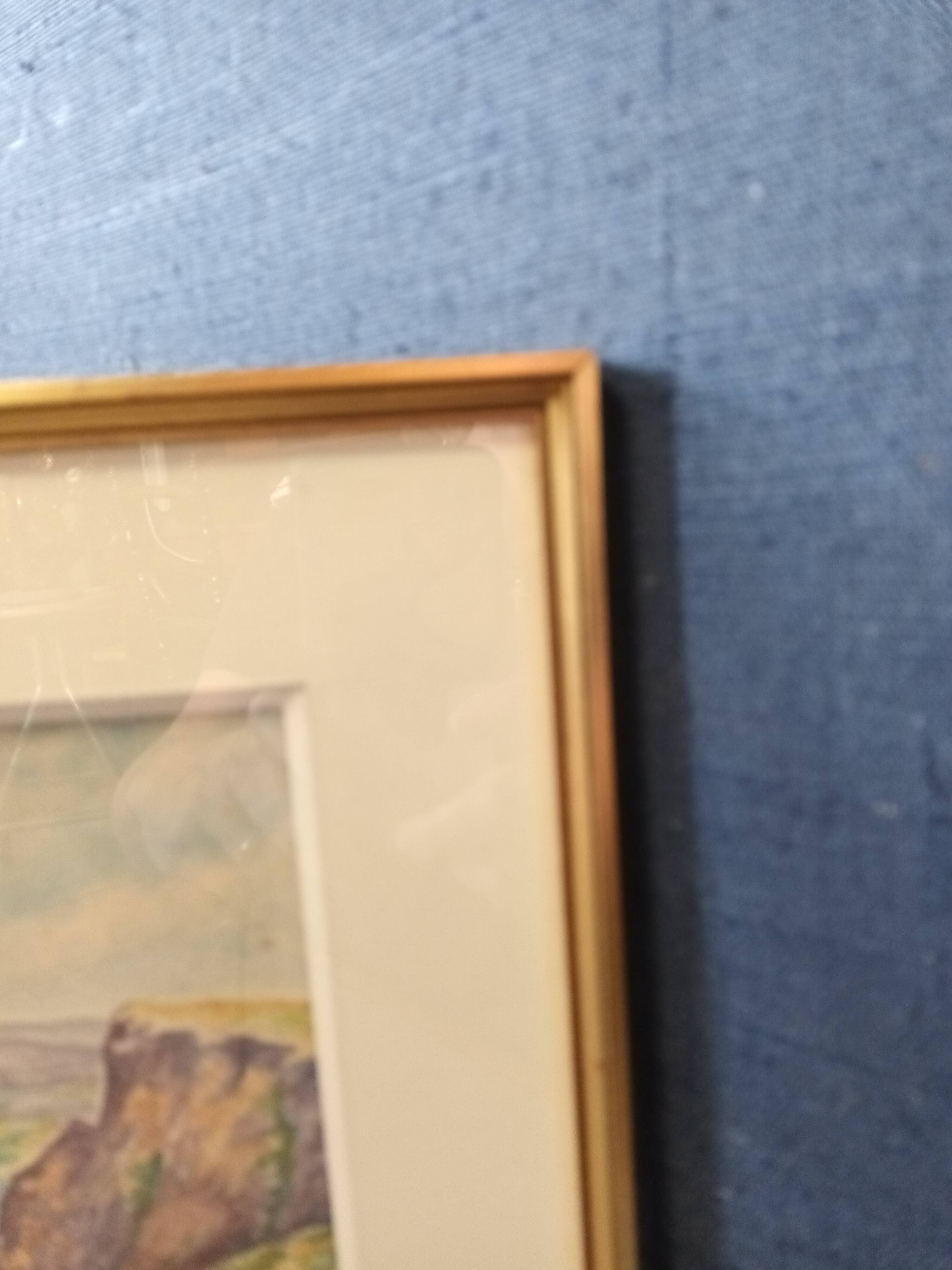 Watercolor signed M Jeannin
