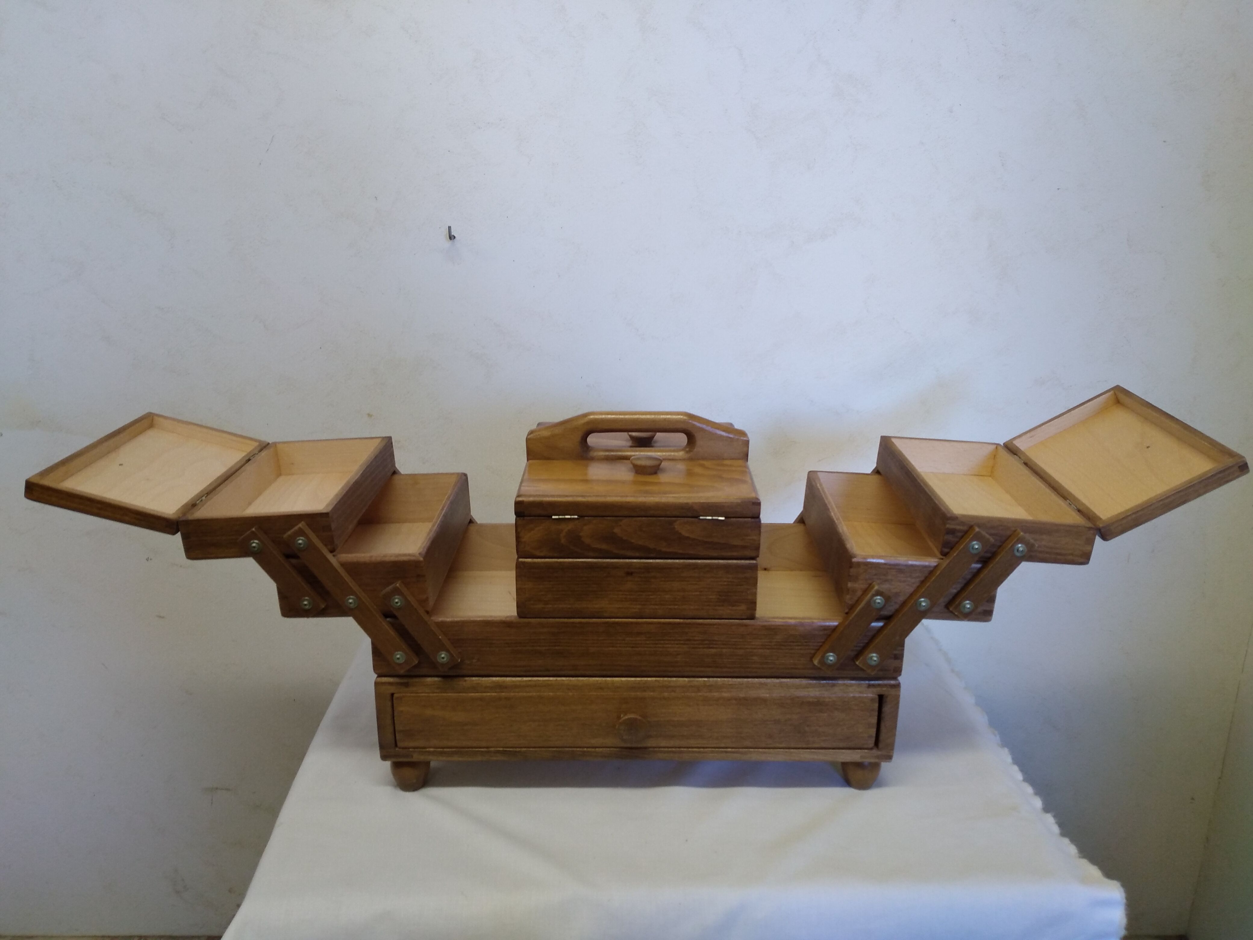 Vintage sewing basket