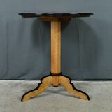 Speckled Maple Pedestal Table, Napoleon III Period – Part 2 of the 19th Century