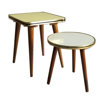 Set of 2 side table, 1960s
