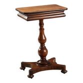 Small antique wooden table with drawer, Italy, 19th century.