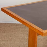 Table de repas rectangulaire en pin, travail du XXe siècle