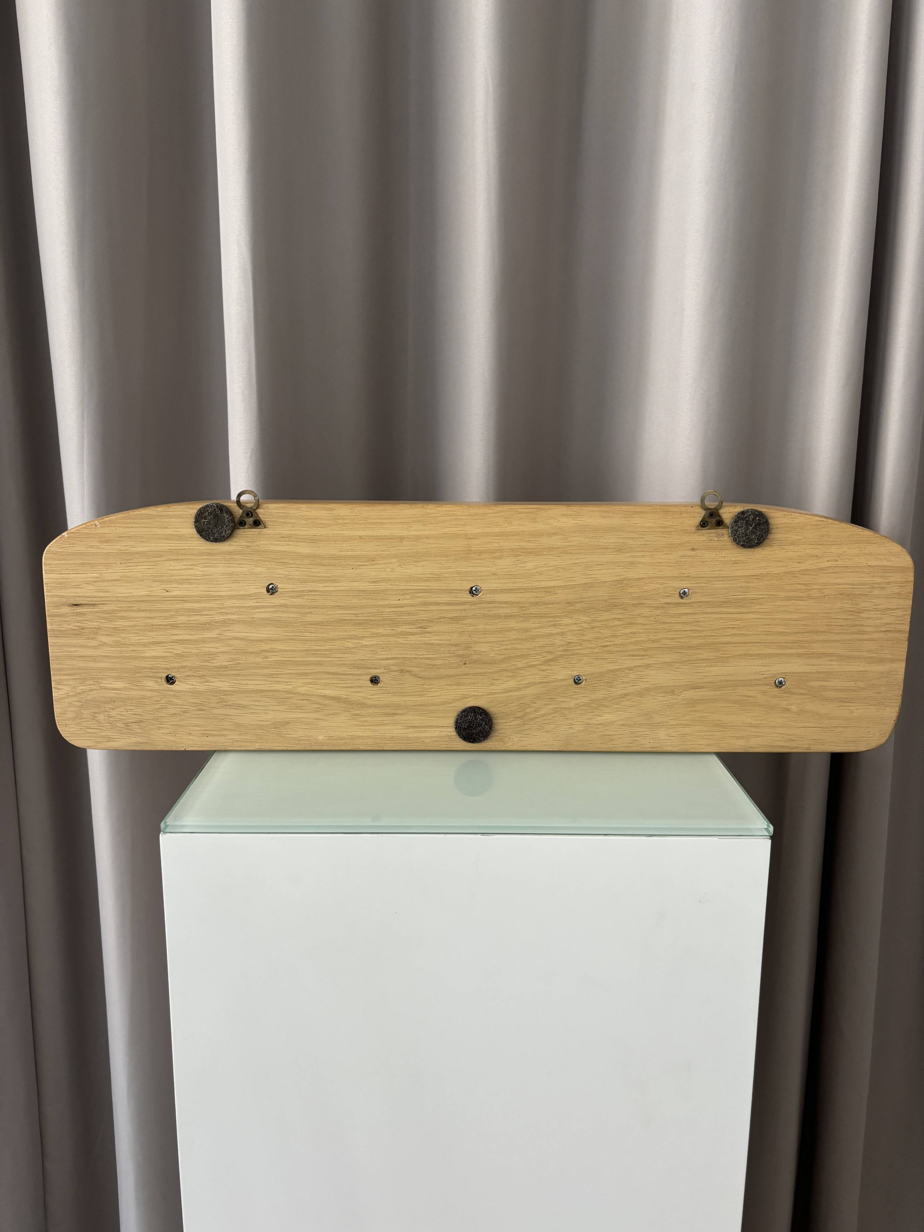 Vintage Solid Wood Wall-Mounted Coat Rack – 7 Pegs