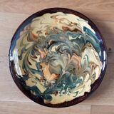 Marbled artisanal ceramic dish from Spain