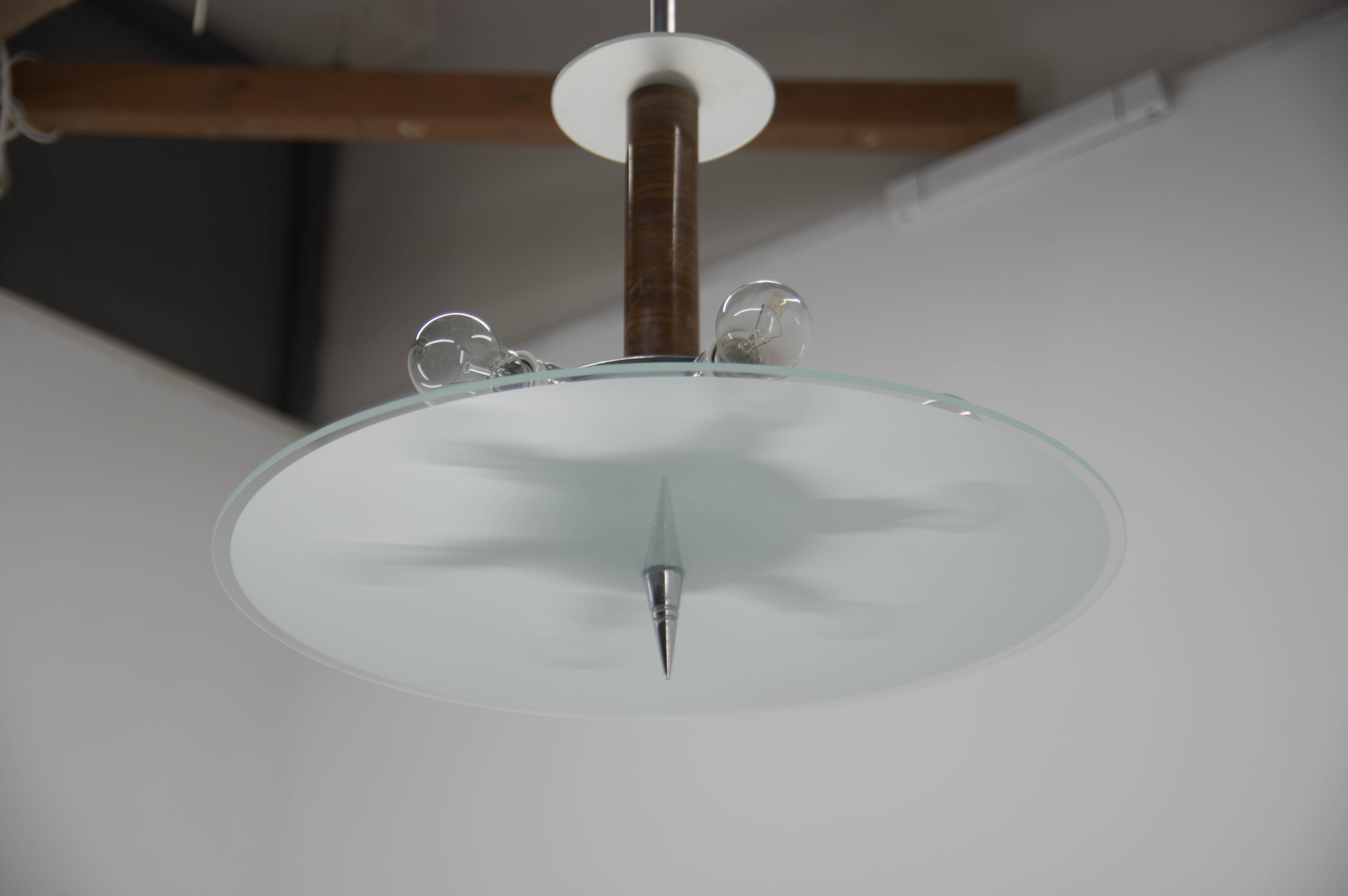 Art deco chandelier, 1930s