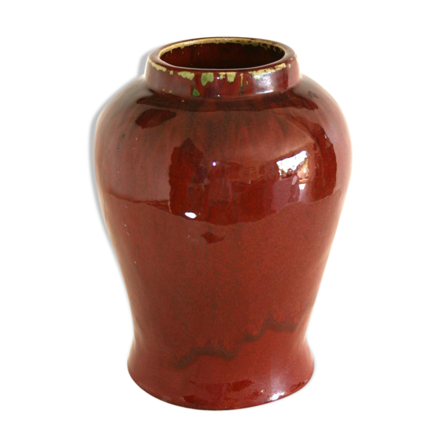 Red sandstone pot China 20th