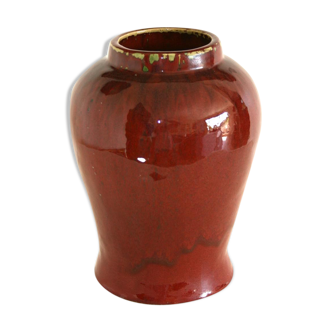 Red sandstone pot China 20th