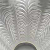 Replacement lampshade in vintage French opaque white glass with fluted edge 0183