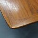 Danish midcentury coffee table with teak veneer and oak base, 1960s