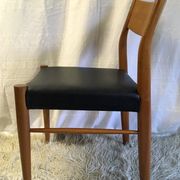 Series of 6 Scandinavian chairs in teak 50/60