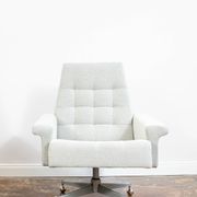 Office Chair From Up Závody On Metal Wheels, Czechoslovakia, 1970