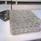 Vintage moulded glass ceiling light - 1970s