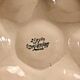 2 old plates oysters slip Digoin Sarreguemines