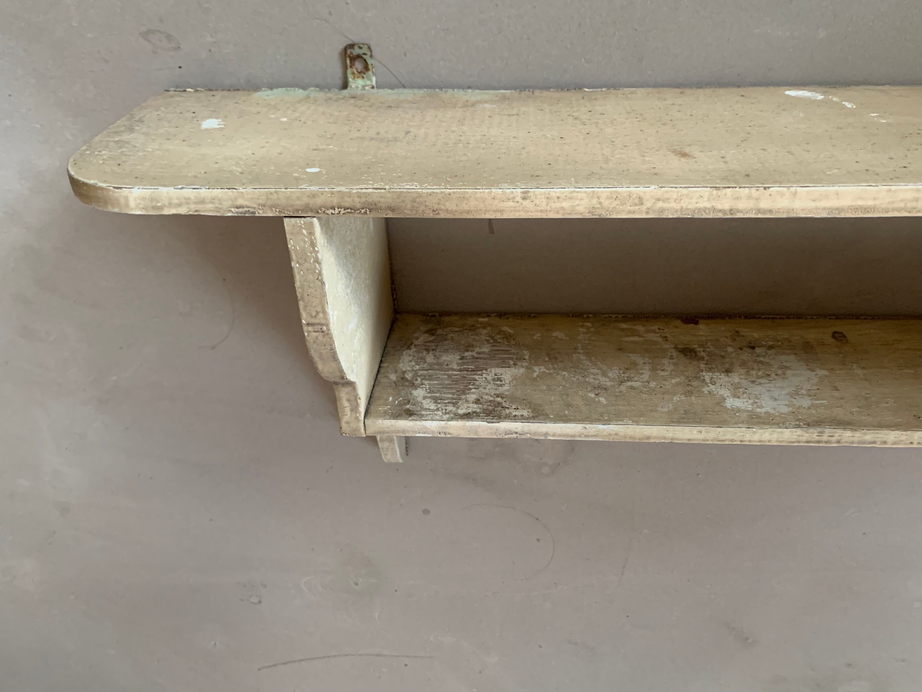 Antique wall shelf
