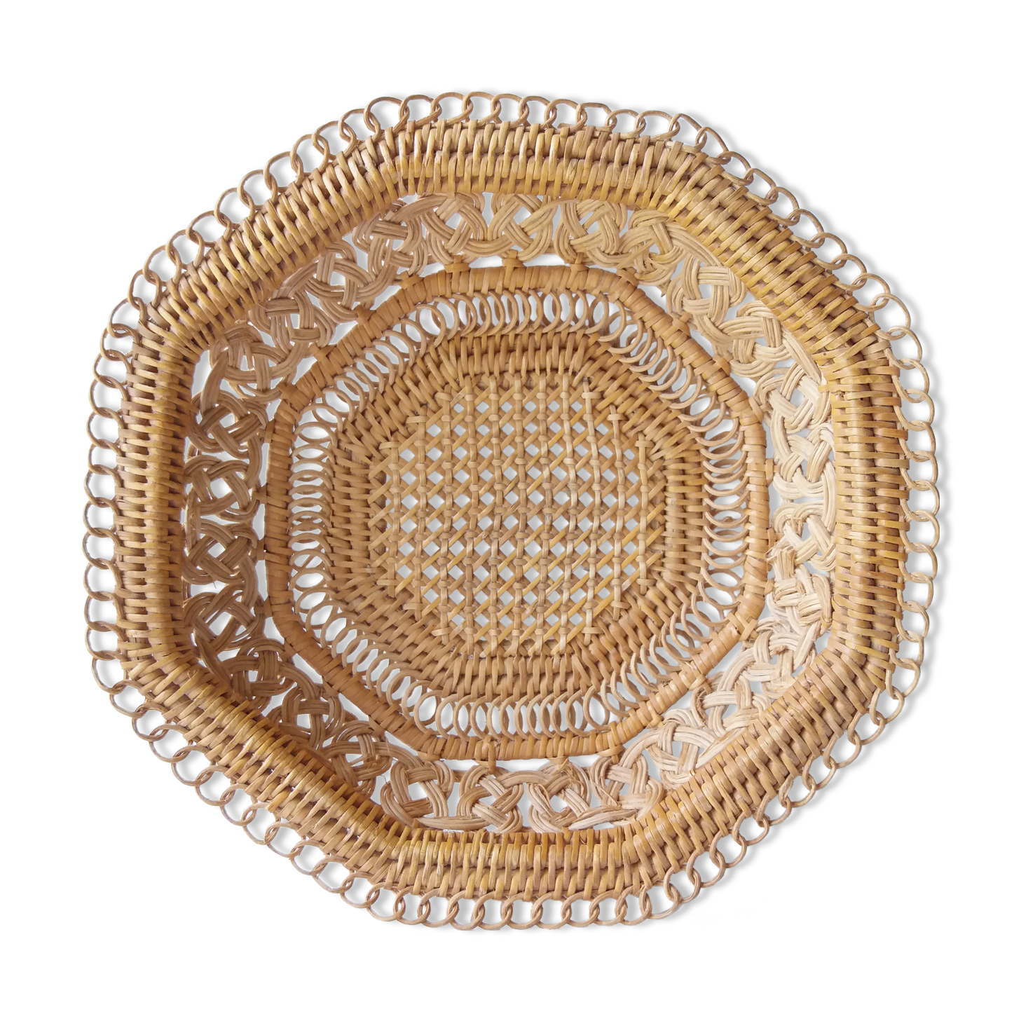 Vintage wicker basket