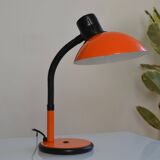 Vintage Aluminor France orange lamp from the 70s 1970