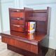 Paire de chevets mid century Roche Bobois vintage avec éclairage intégré