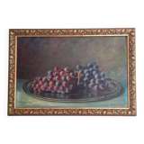 Still life with grapes oil on canvas Steyaert