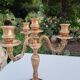 Paire de chandeliers en bronze