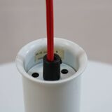 White XL Fog & Morup Optima Pendant Lamp: Hans Due Design, Denmark 1970s