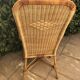 Vintage rattan armchair