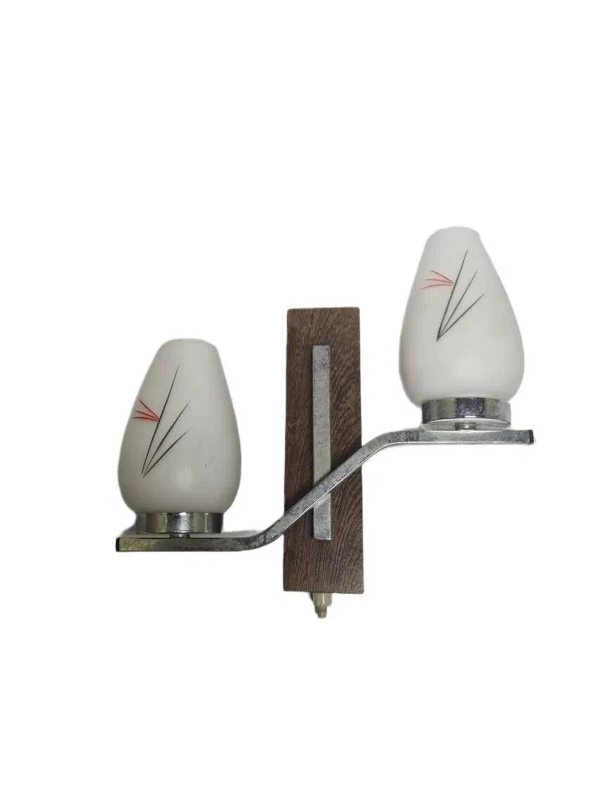 BTV double-arm wall lamp in art deco style