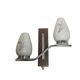 BTV double-arm wall lamp in art deco style