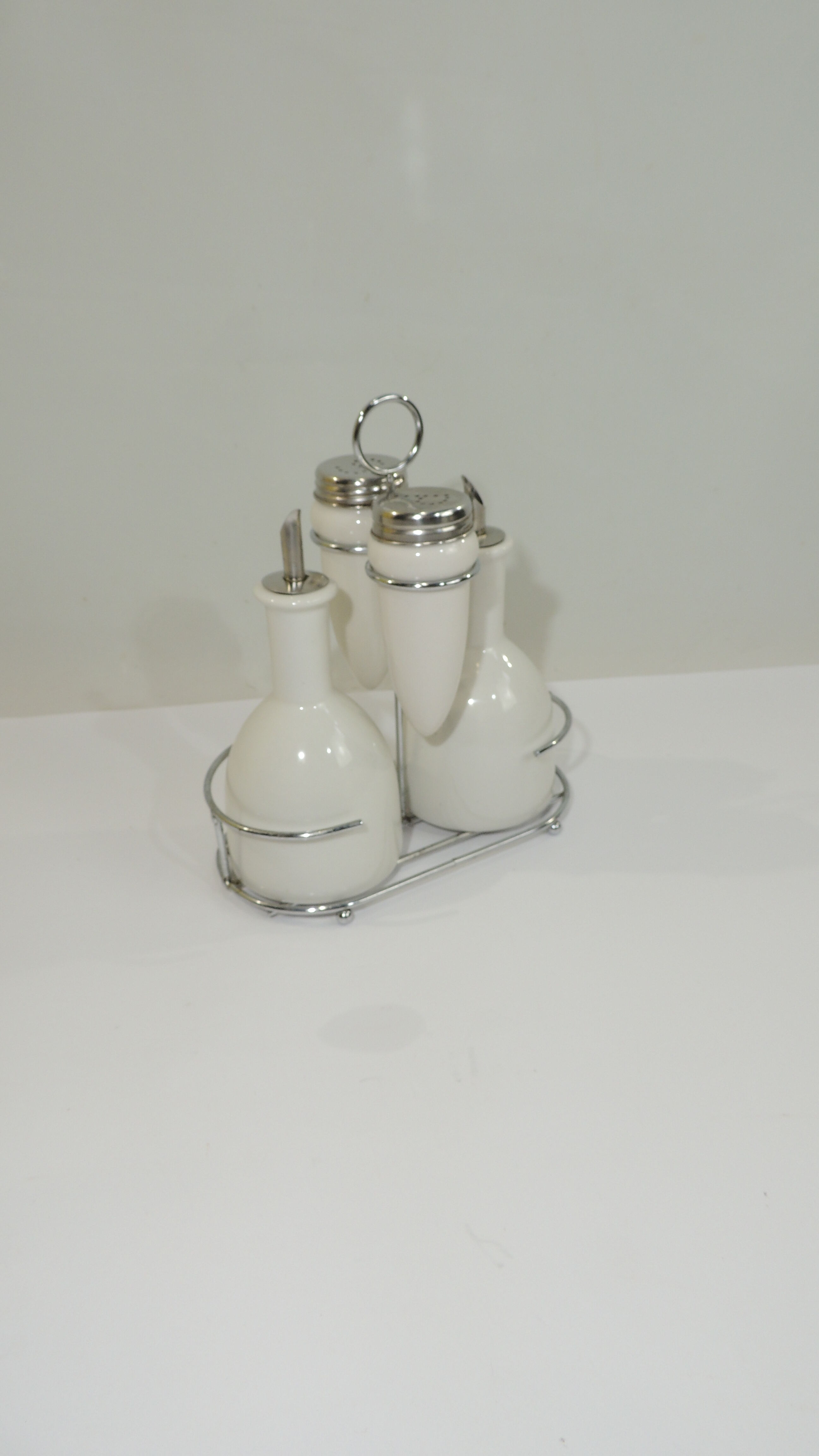 Service à condiments porcelaine