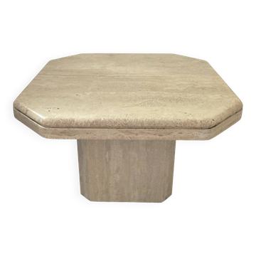 Vintage travertine coffee table from the 1970s.