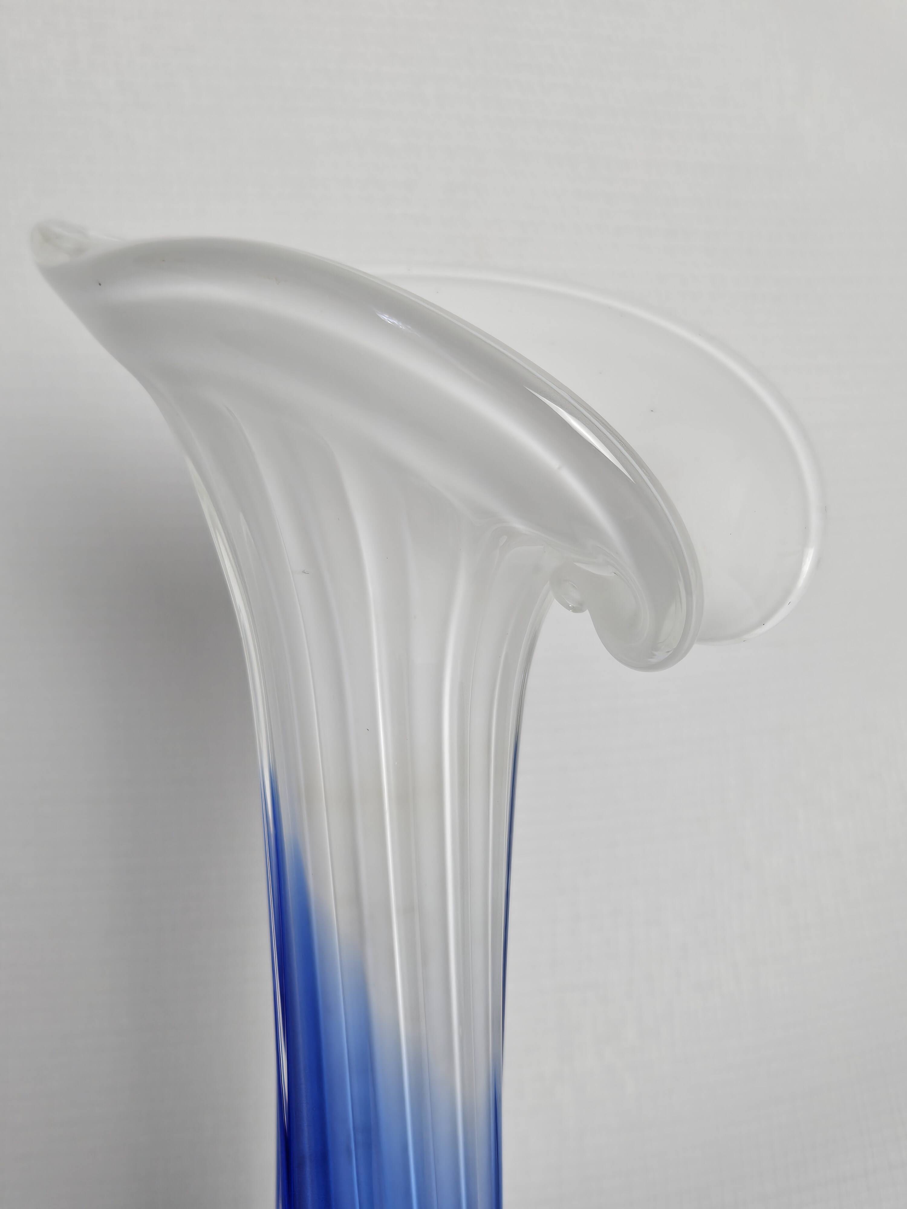 Murano vase "Calla Lily" by Jack in the Pulpit vintage