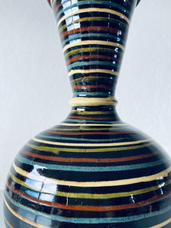 Poterie en terre cuite vernissée
